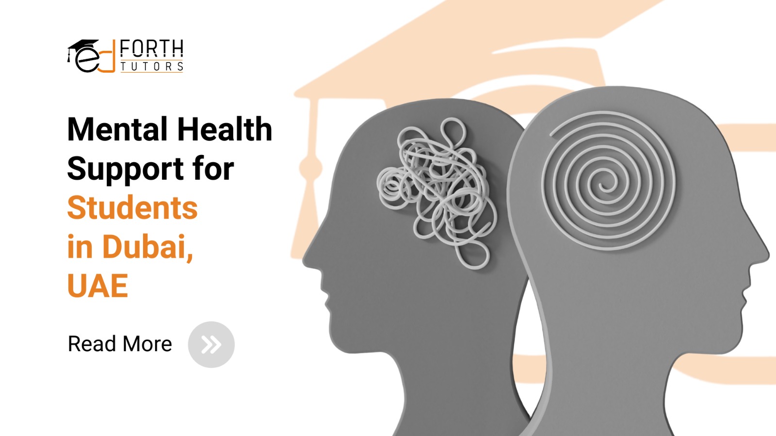 Student mental health support illustration